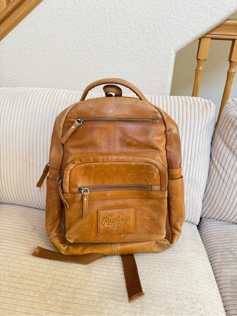 Rawlings Red Label Genuine Leather Backpack